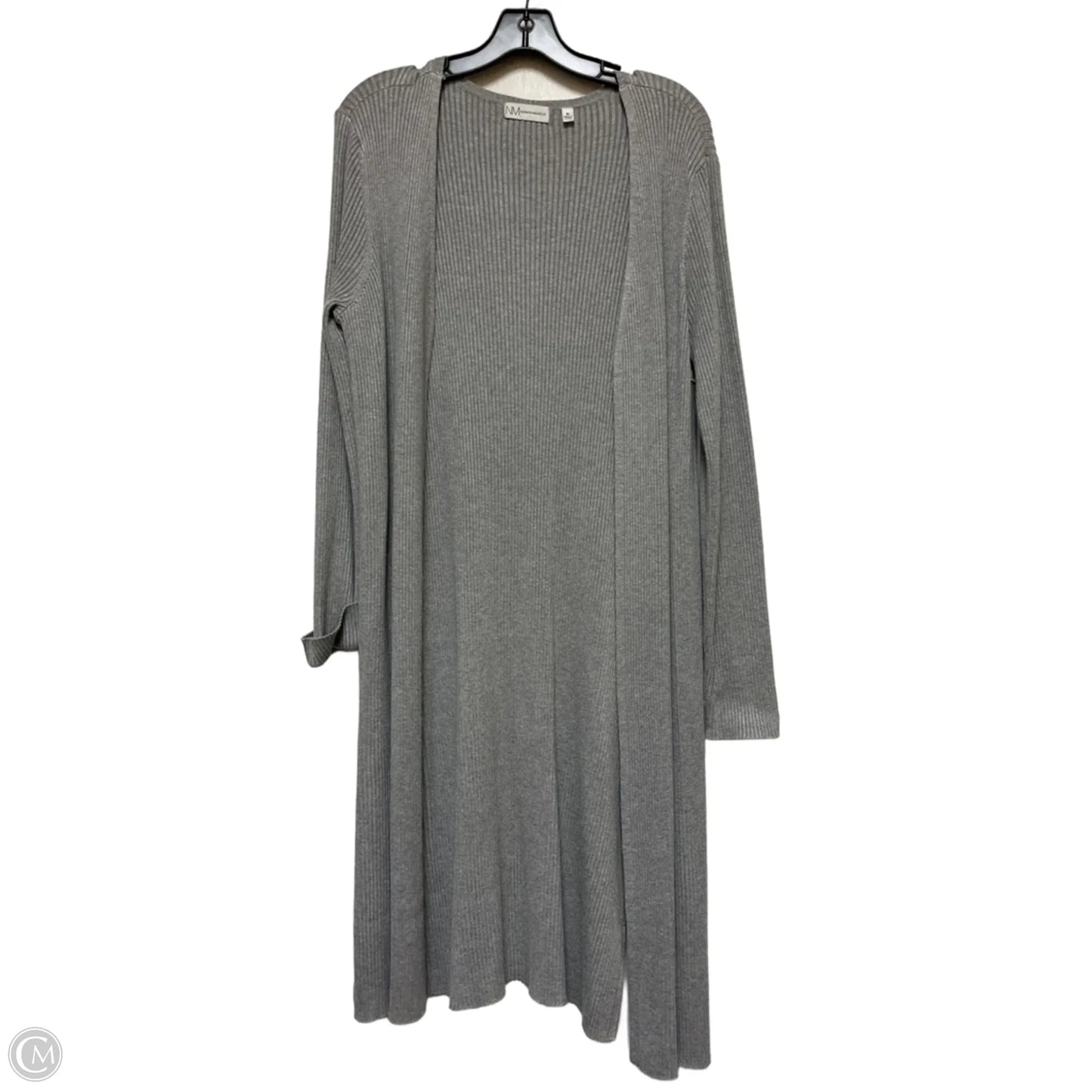Cardigan Designer By Neiman Marcus In Grey, Size: M