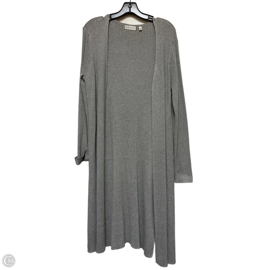 Cardigan Designer By Neiman Marcus In Grey, Size: M