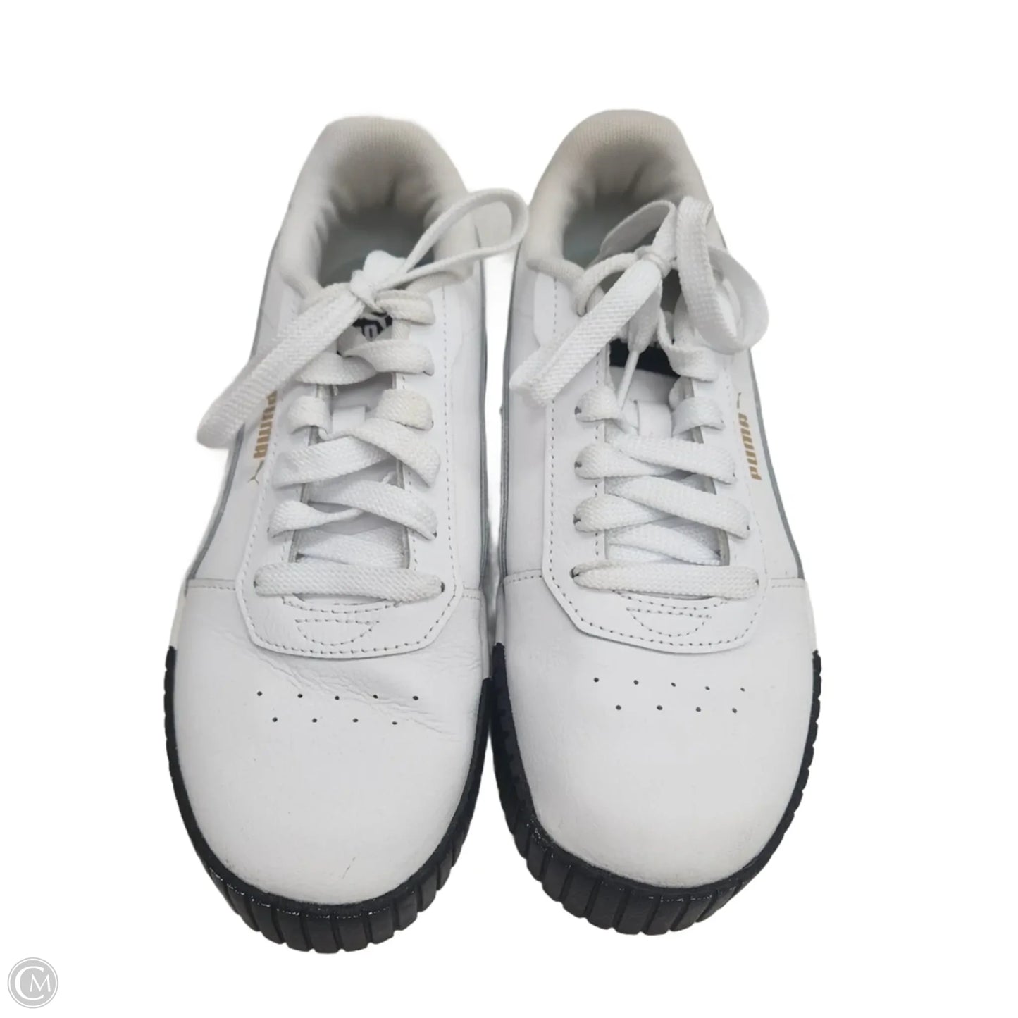 Shoes Sneakers By Puma In Black & White, Size: 7