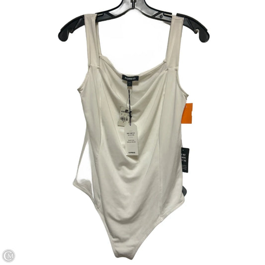 Bodysuit By Express In White, Size: M