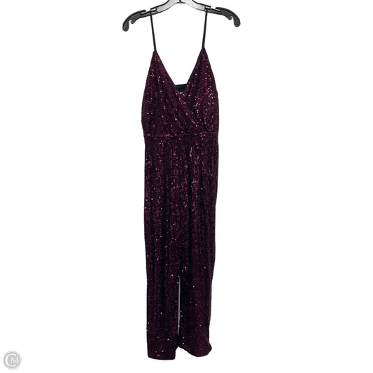 Jumpsuit By Express In Purple, Size: Sp