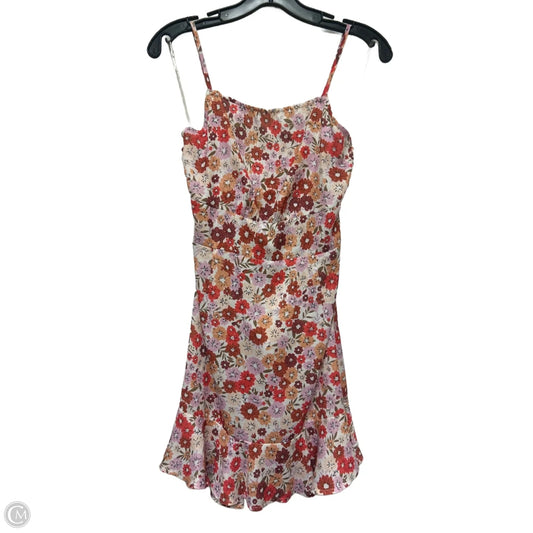 Dress Casual Short By Clothes Mentor In Floral Print, Size: M