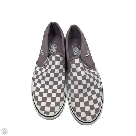 Shoes Flats By Vans In Checkered Pattern, Size: 11