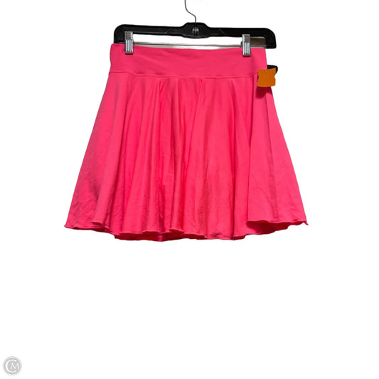 Athletic Skort By Oqq In Pink, Size: L