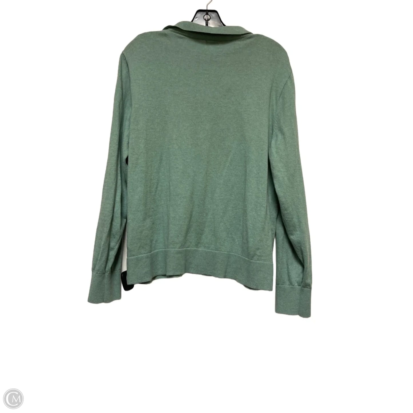 Top Long Sleeve By J. Crew In Green, Size: Xl