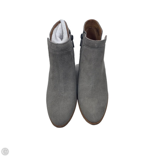 Boots Ankle Heels By Lucky Brand In Grey, Size: 7.5
