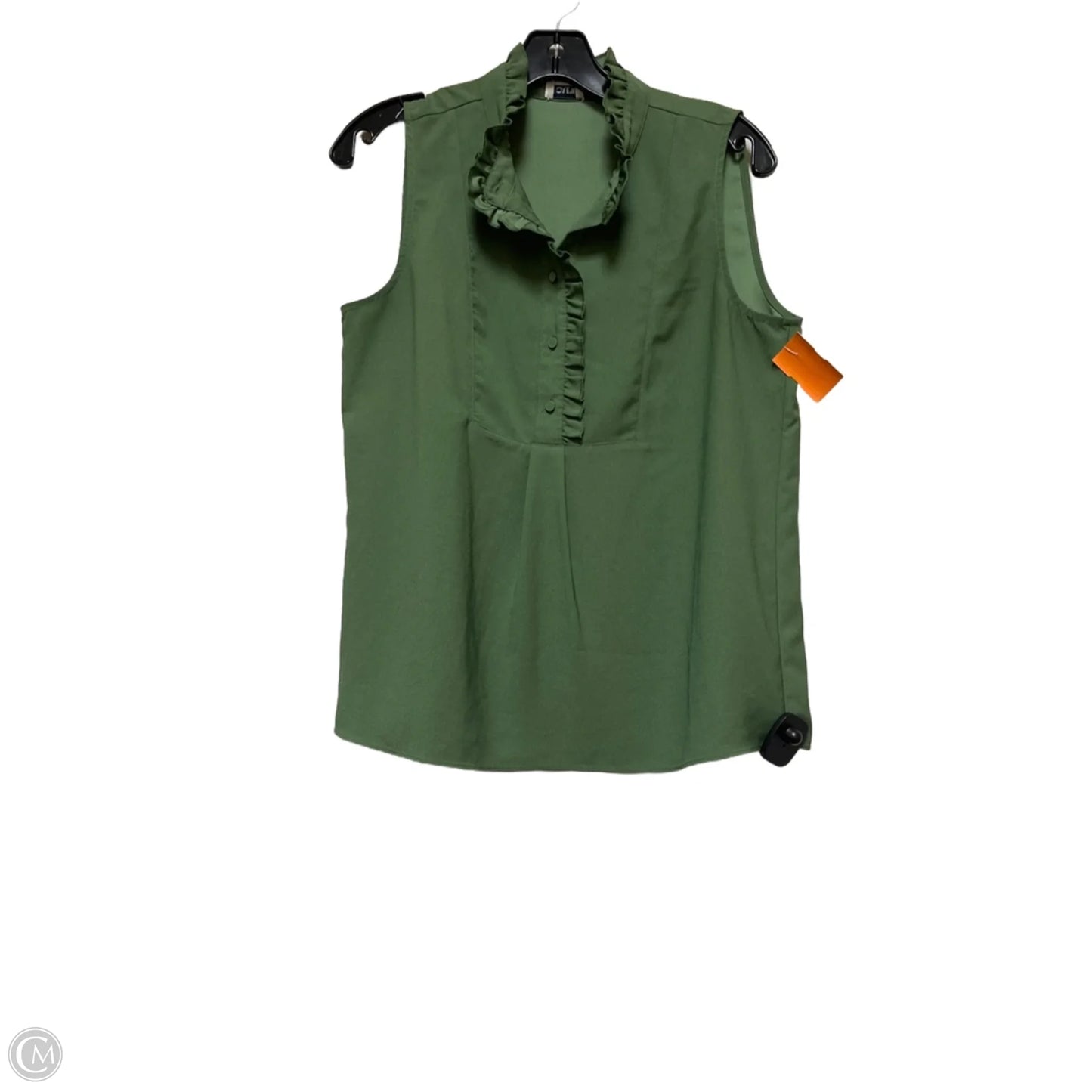 Top Sleeveless By J. Crew In Green, Size: S