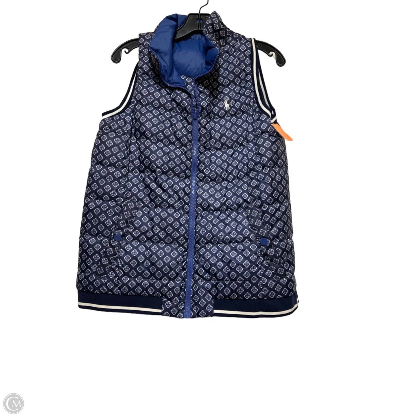 Vest Puffer & Quilted By Polo Ralph Lauren In Blue, Size: S