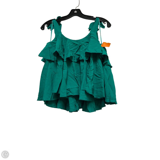 Top Sleeveless By Sugar Lips In Green, Size: Xs