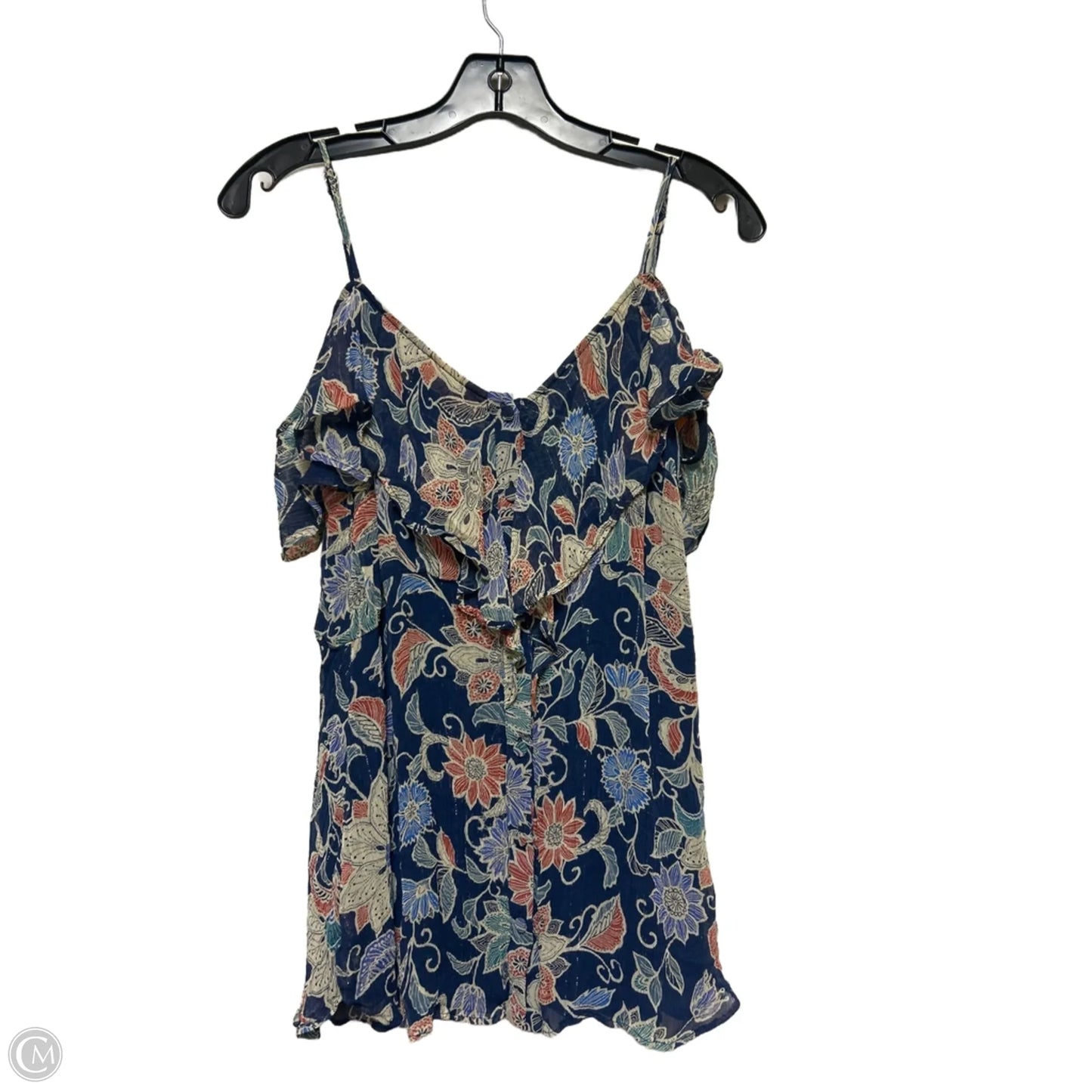 Top Sleeveless By Maeve In Blue, Size: M