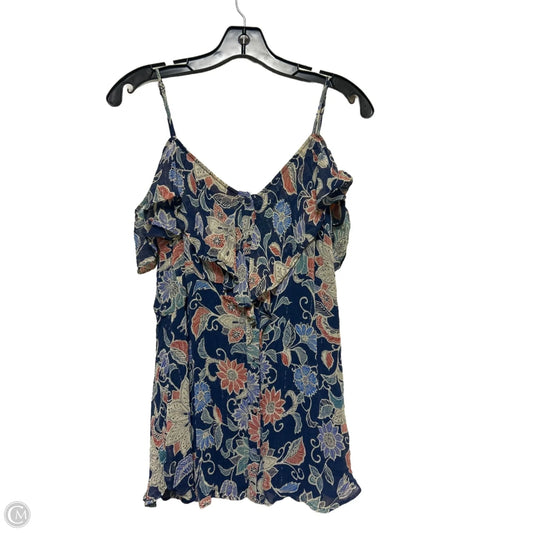 Top Sleeveless By Maeve In Blue, Size: M