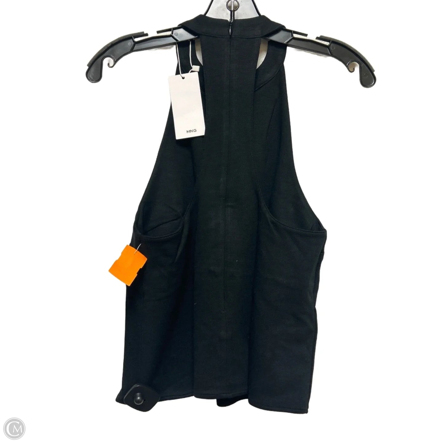 Top Sleeveless By Mng In Black, Size: S