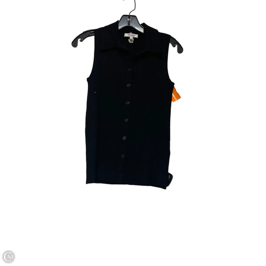 Top Sleeveless By Madewell In Black, Size: S