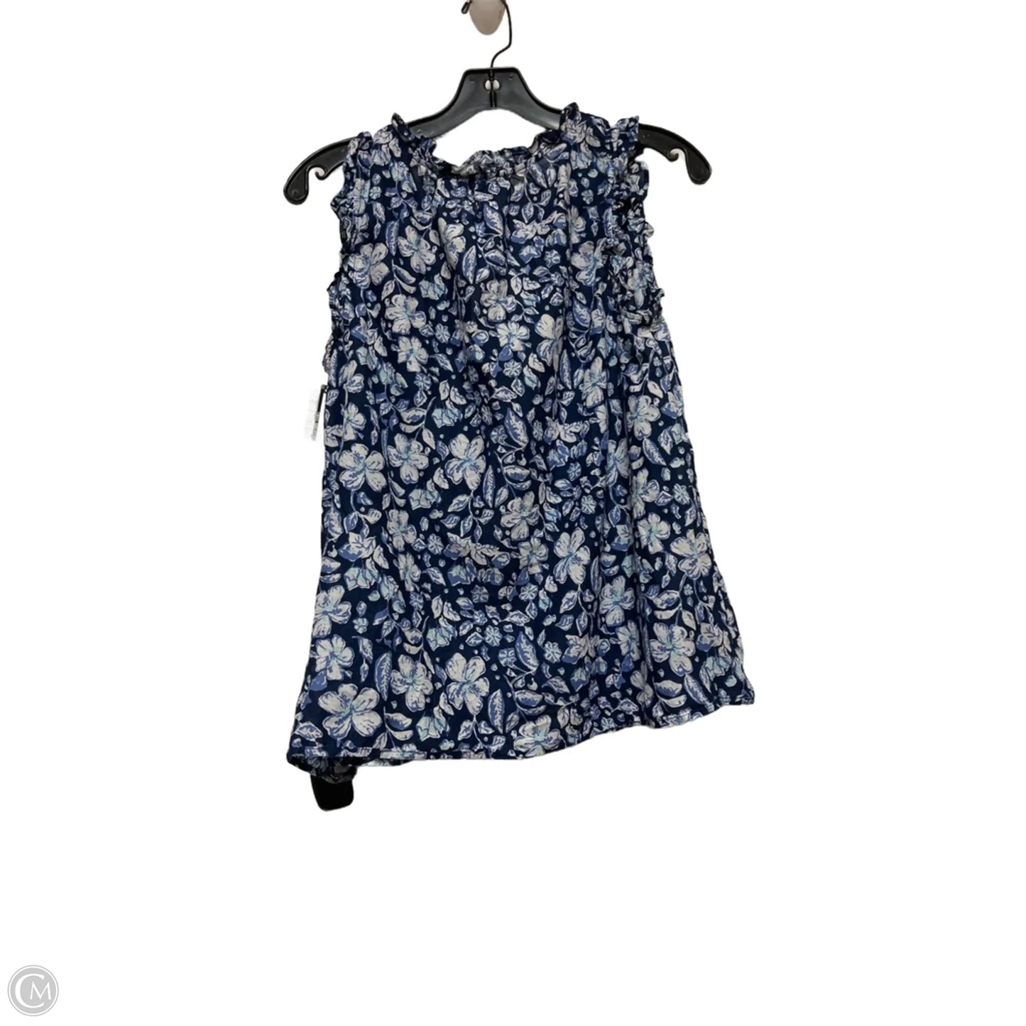 Top Sleeveless By Vineyard Vines In Floral Print, Size: S