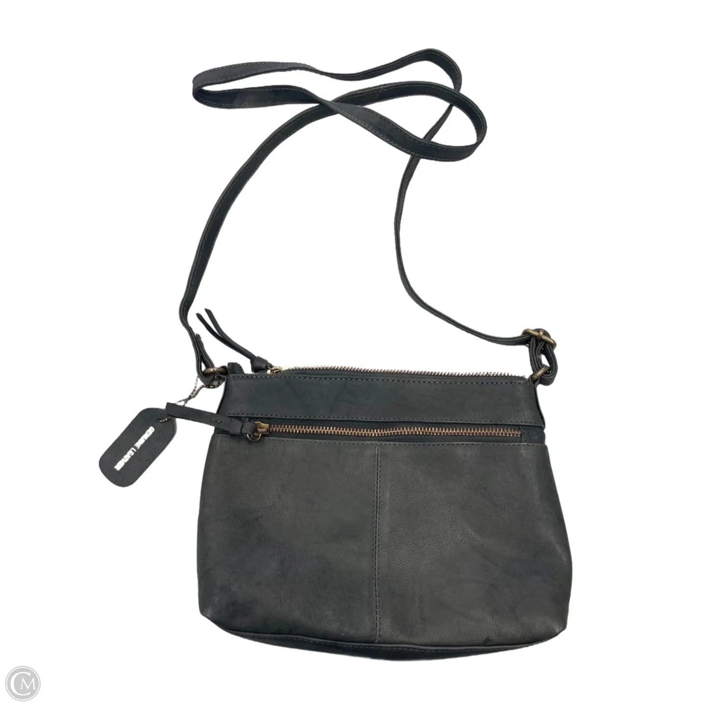 Crossbody Leather By Clothes Mentor, Size: Small