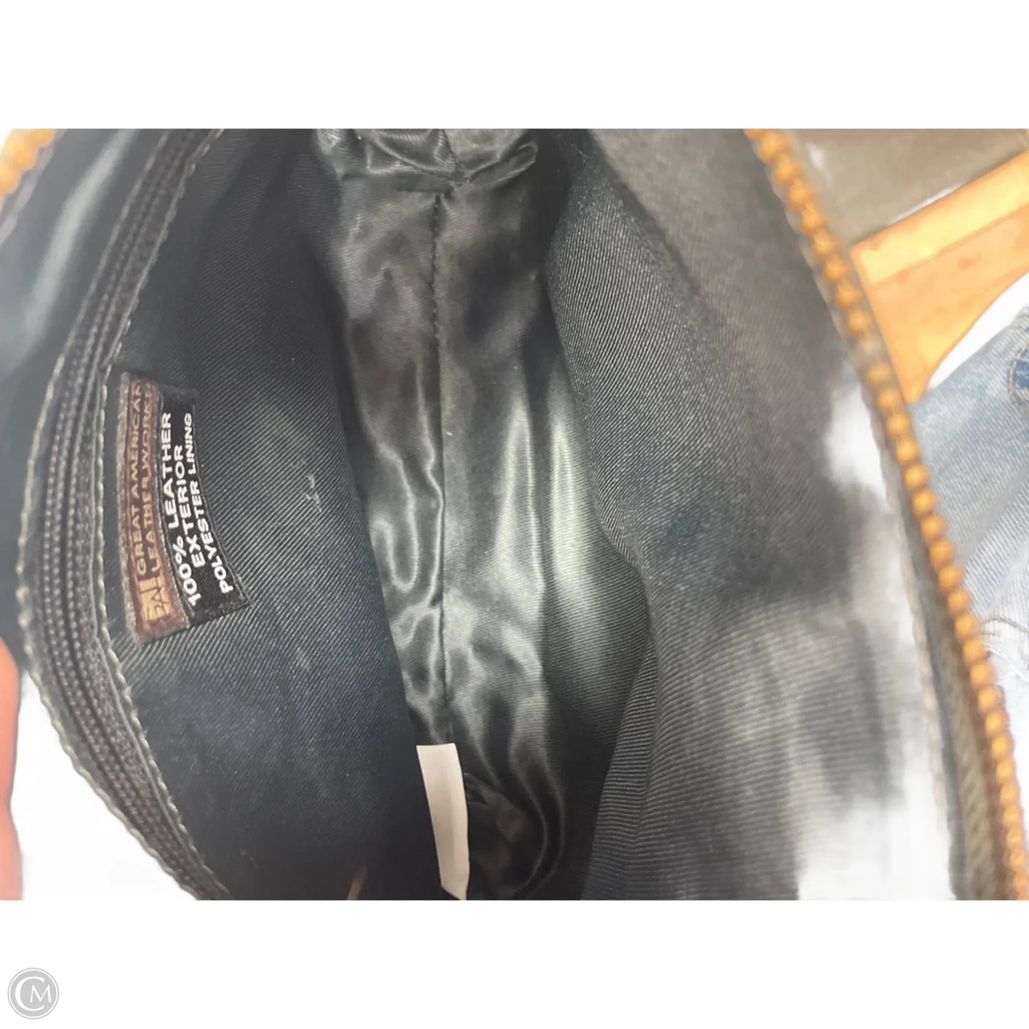 Crossbody Leather By Clothes Mentor, Size: Small