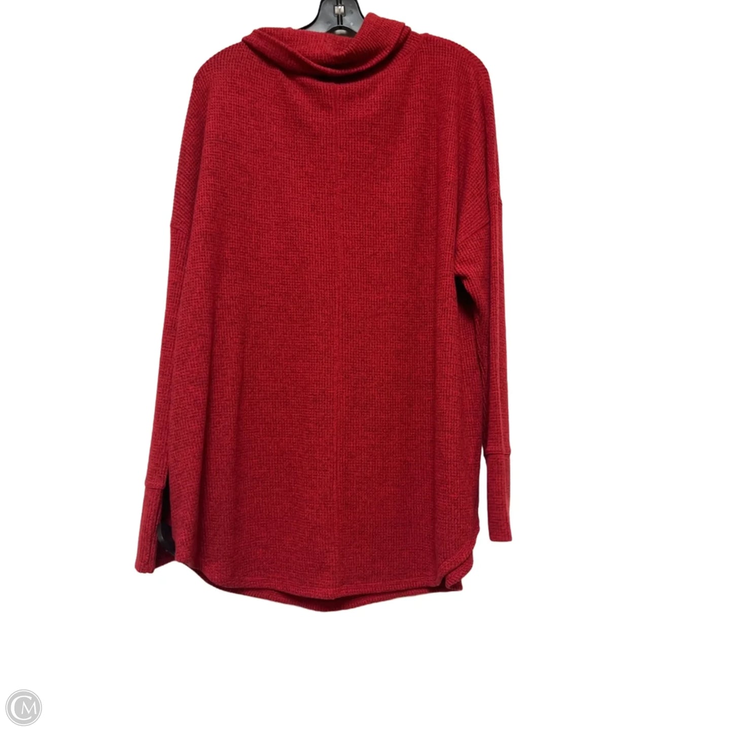 Top Long Sleeve By Time And Tru In Red, Size: 3x