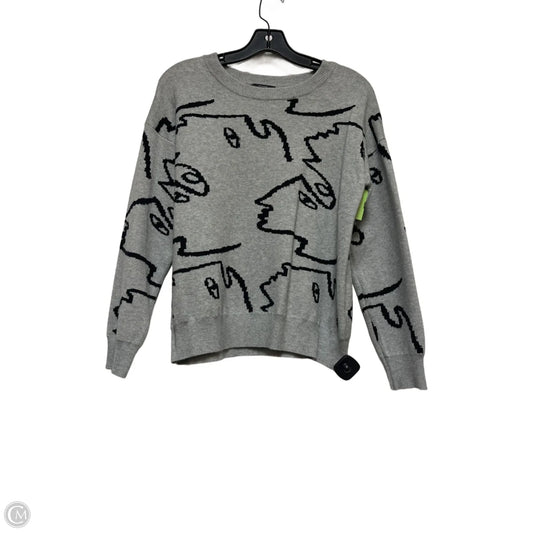 Sweater By T Tahari In Black & Grey, Size: S