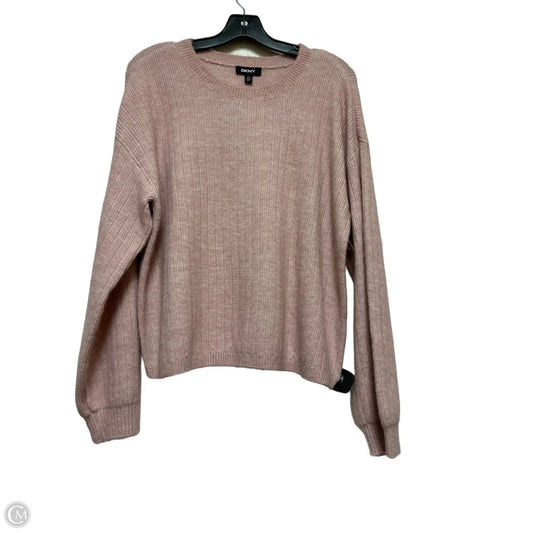 Sweater By Dkny In Pink, Size: M