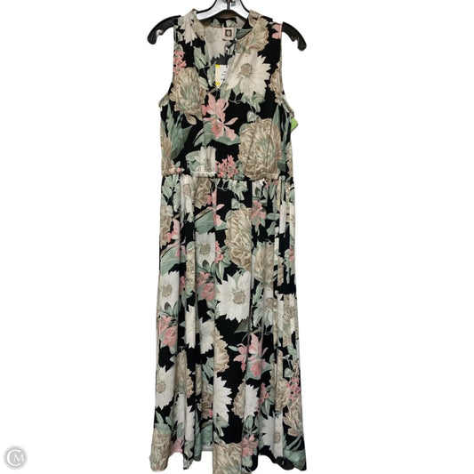 Dress Casual Midi By Anne Klein In Floral Print, Size: M