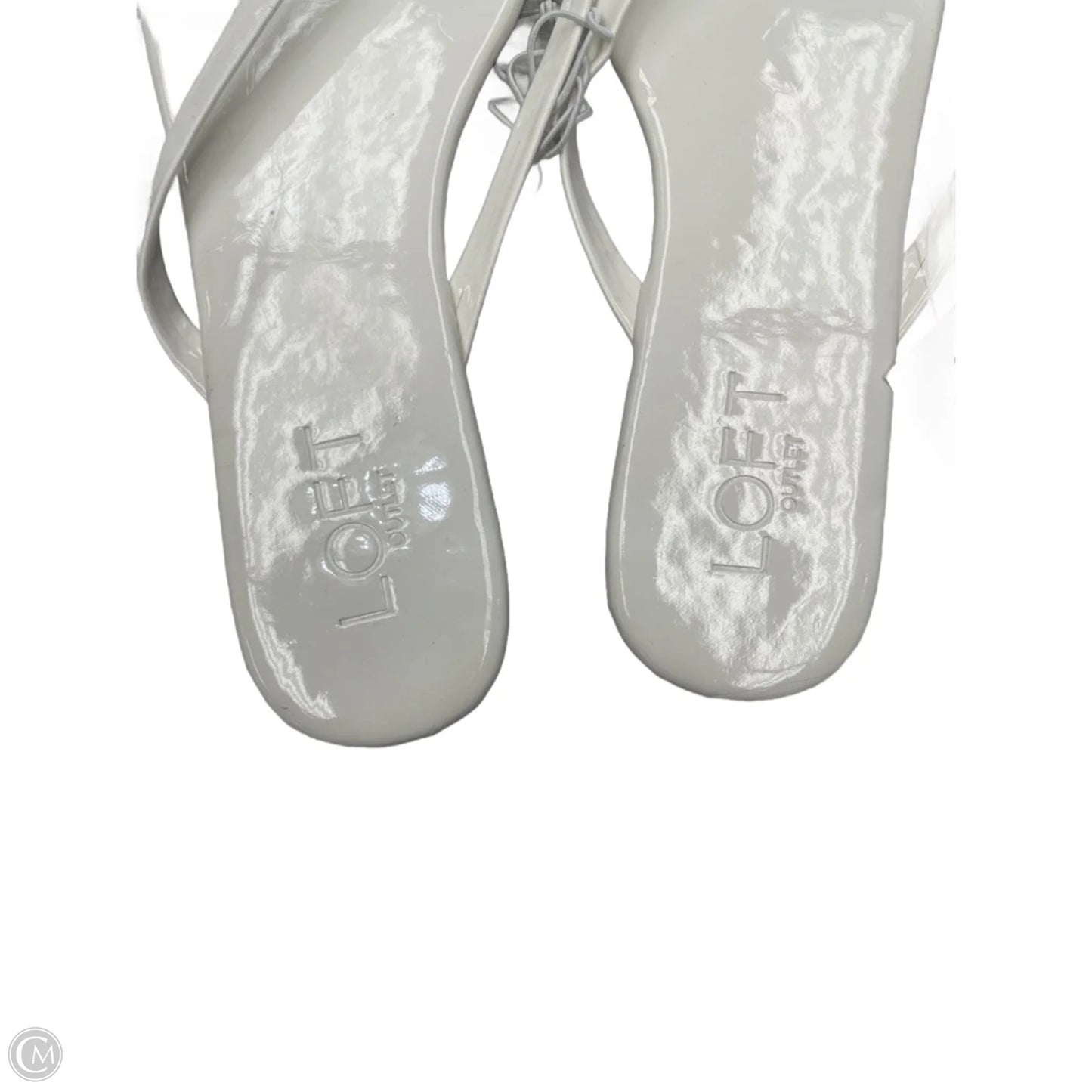 Sandals Flats By Loft In White, Size: 6