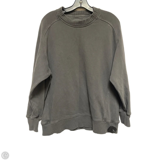 Sweatshirt Crewneck By Aerie In Grey, Size: Xs