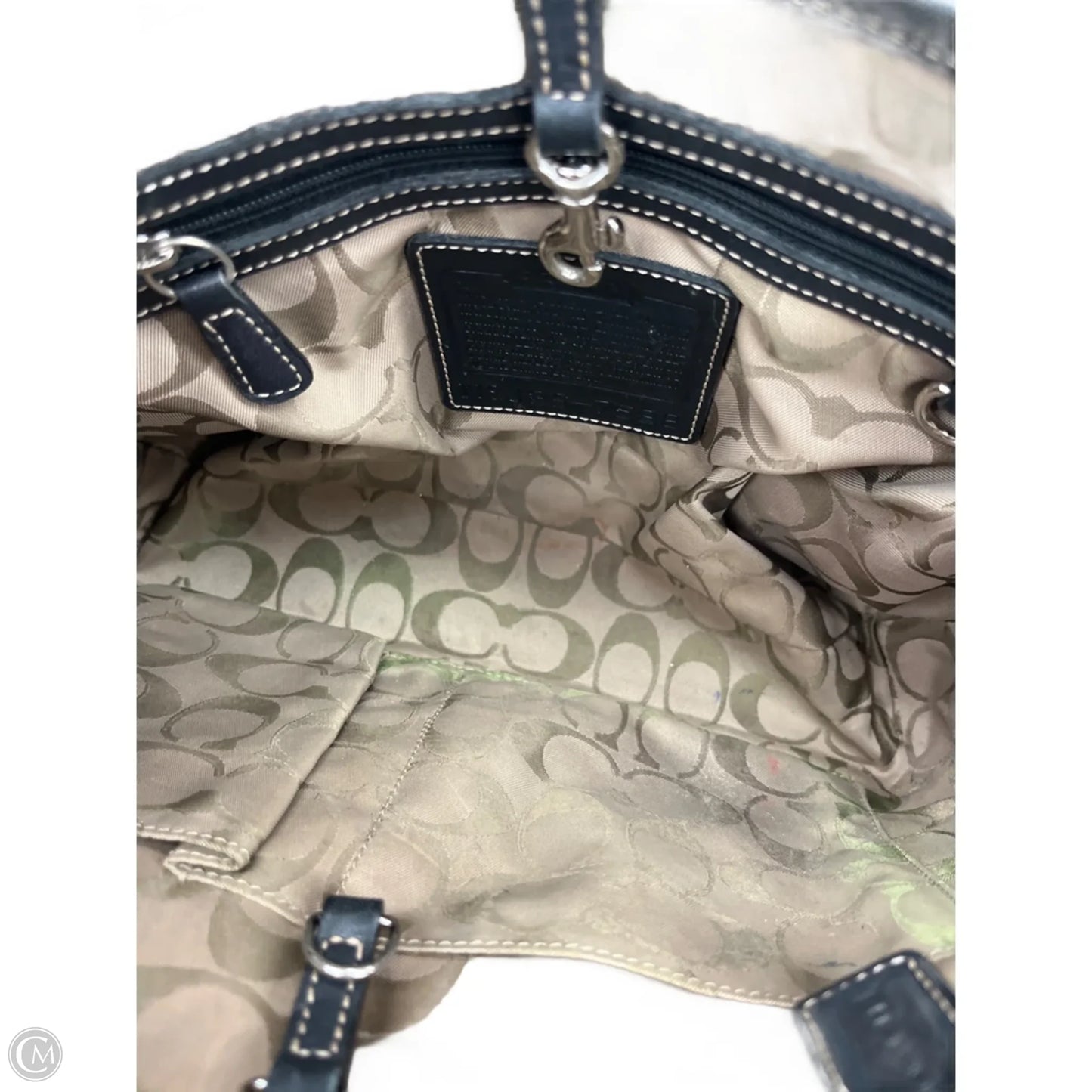 Handbag Designer By Coach, Size: Small