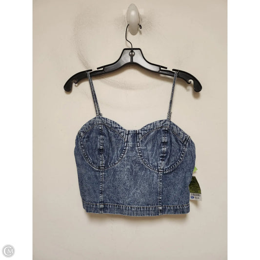 Top Sleeveless By Clothes Mentor In Blue, Size: M