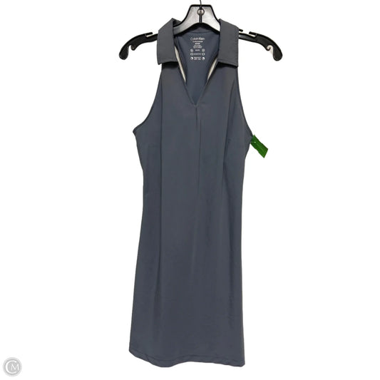 Athletic Dress By Calvin Klein Performance In Grey, Size: S