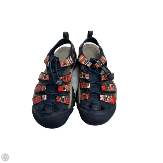 Sandals Sport By Keen In Blue & Orange, Size: 7.5