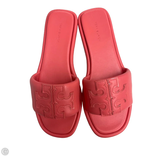 Sandals Designer By Tory Burch In Coral, Size: 7.5