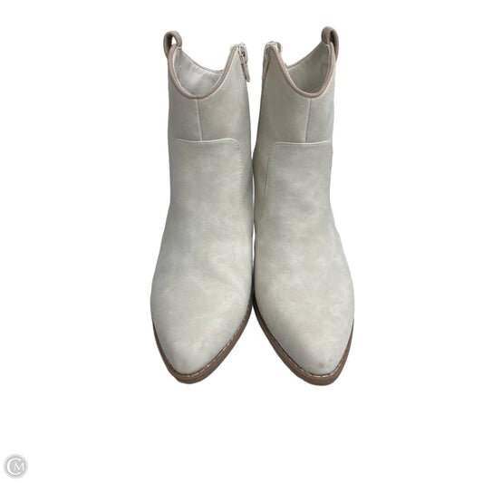 Boots Western By Ana In Cream, Size: 8.5