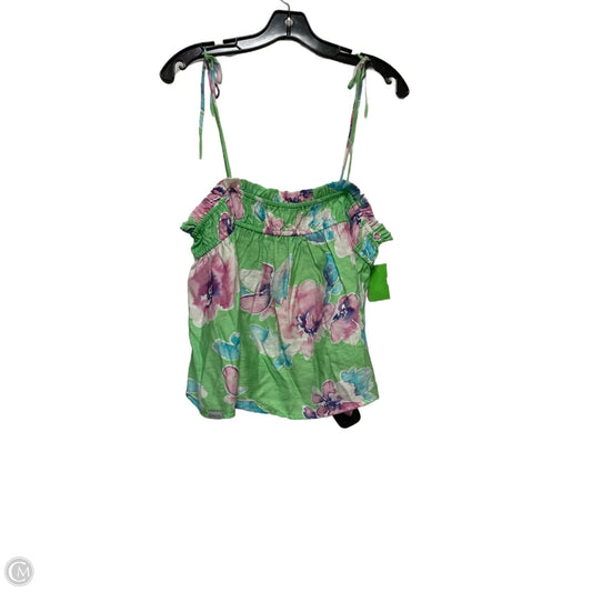 Top Sleeveless By Circus By Sam Edelman In Floral Print, Size: L