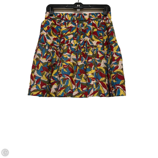 Skirt Mini & Short By Clothes Mentor In Multi-colored, Size: 4