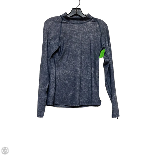 Athletic Top Long Sleeve Crewneck By Lululemon In Navy, Size: M
