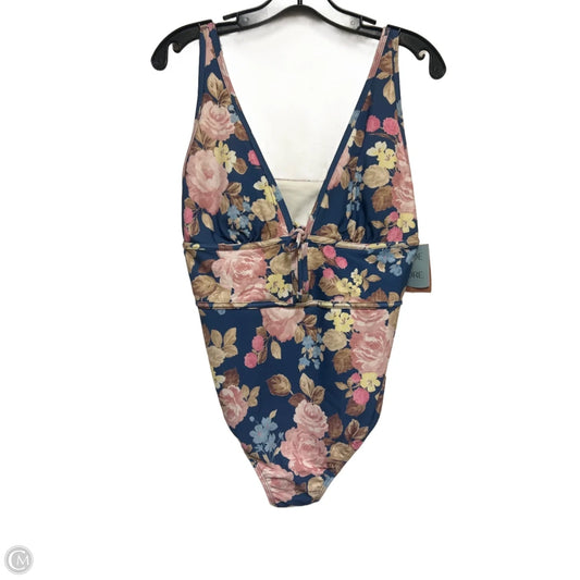 Swimsuit By Shade & Shore In Floral Print, Size: Xl