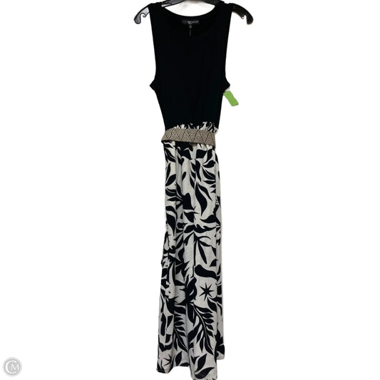 Dress Casual Midi By Fred David In Black & White, Size: S