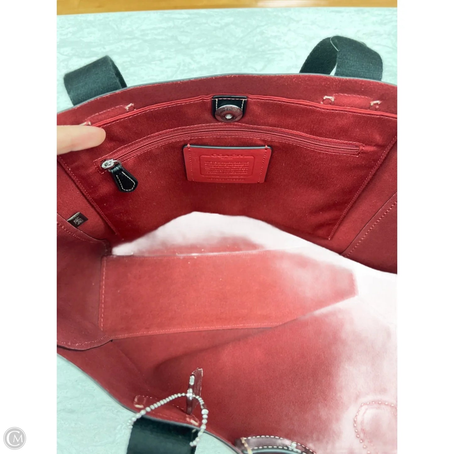 Handbag Designer By Coach, Size: Medium