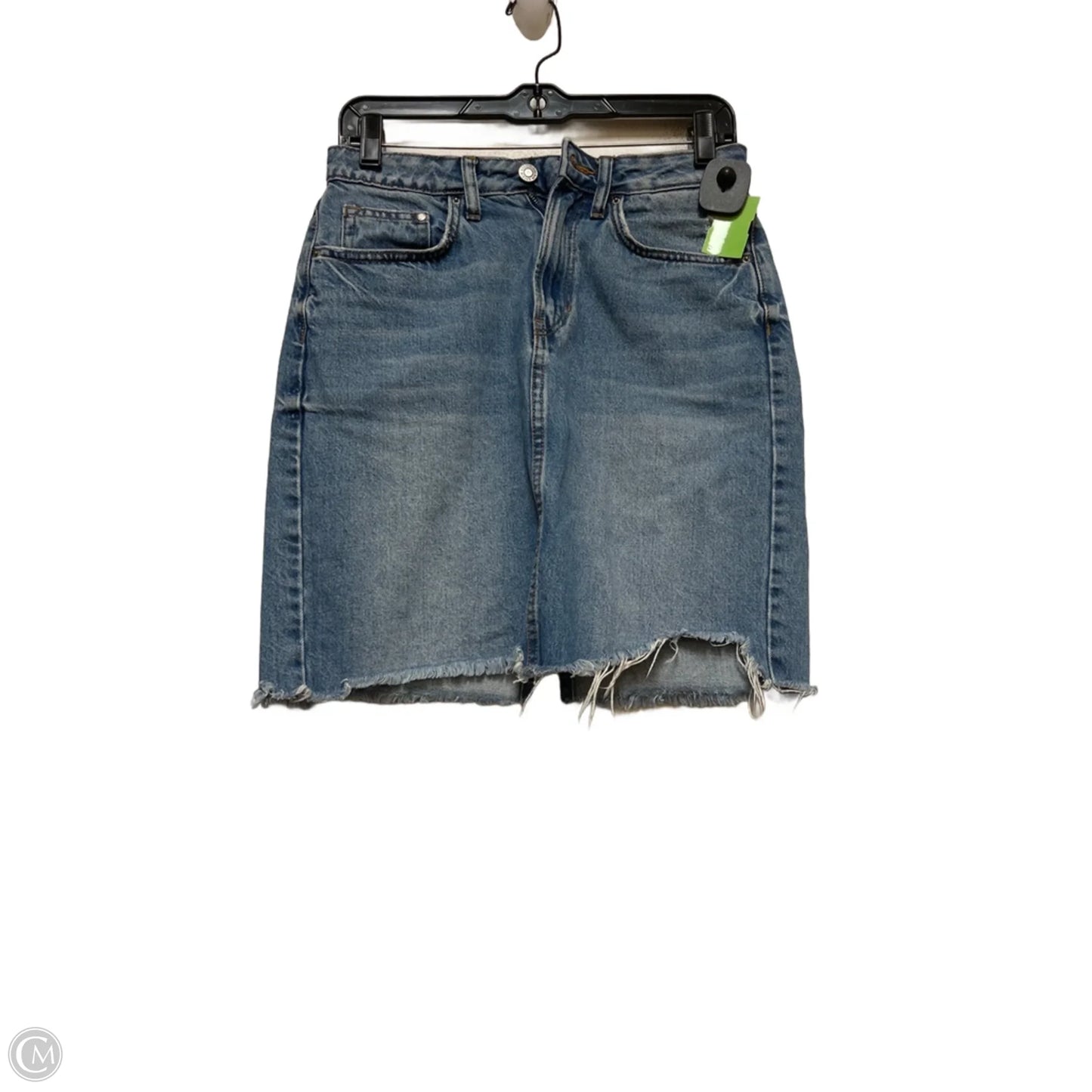 Skirt Mini & Short By Clothes Mentor In Blue Denim, Size: 6