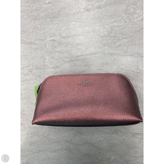 Makeup Bag Designer By Coach, Size: Small