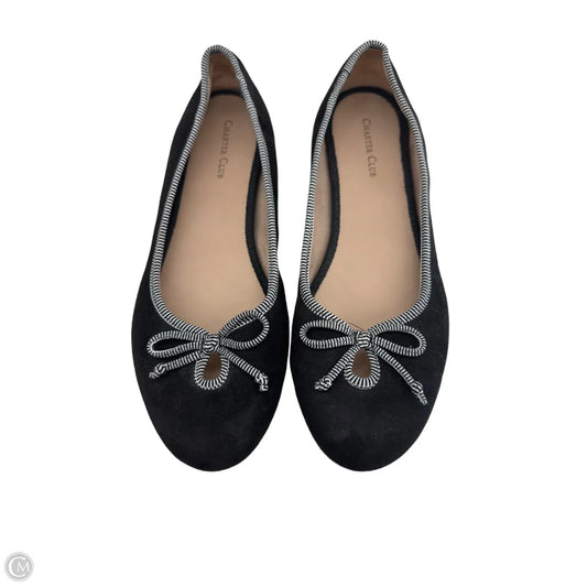 Shoes Flats By Charter Club In Black, Size: 8