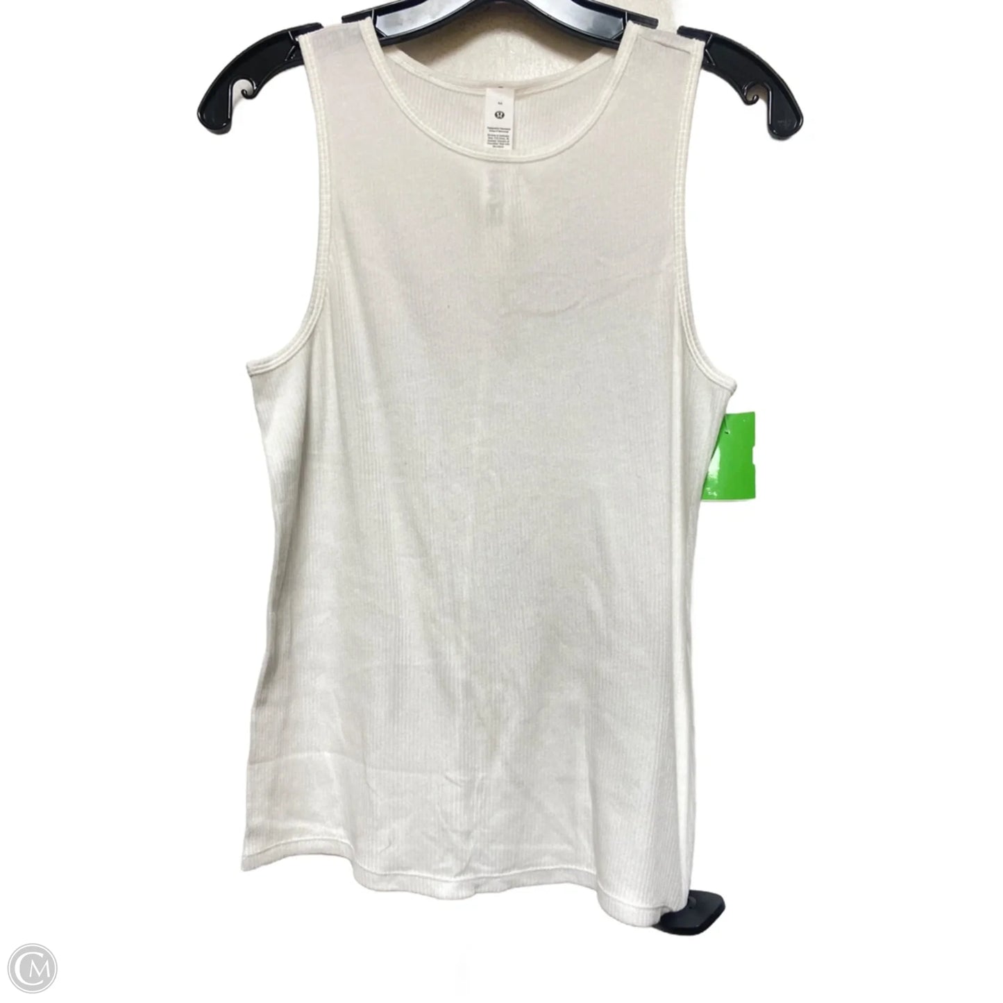 Athletic Tank Top By Lululemon In White, Size: M