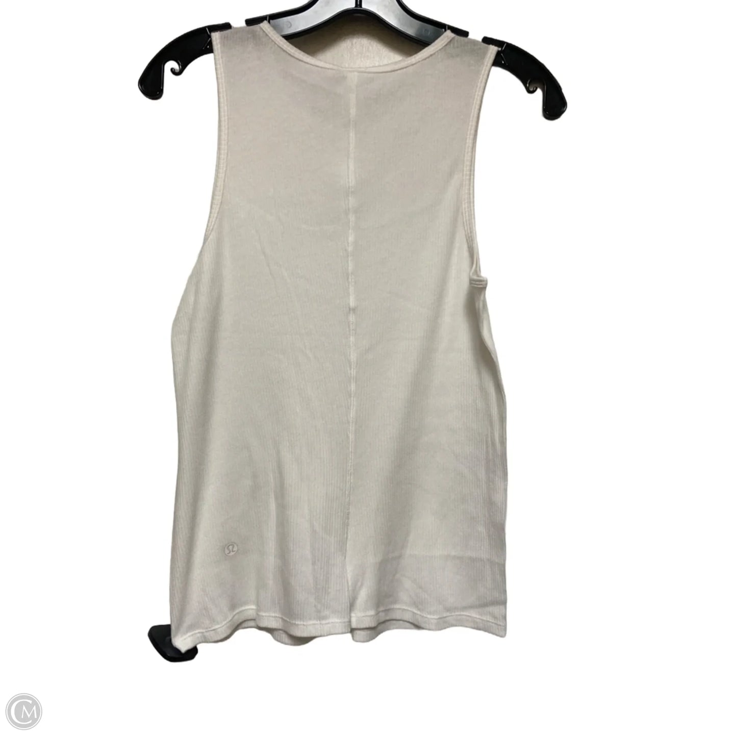 Athletic Tank Top By Lululemon In White, Size: M