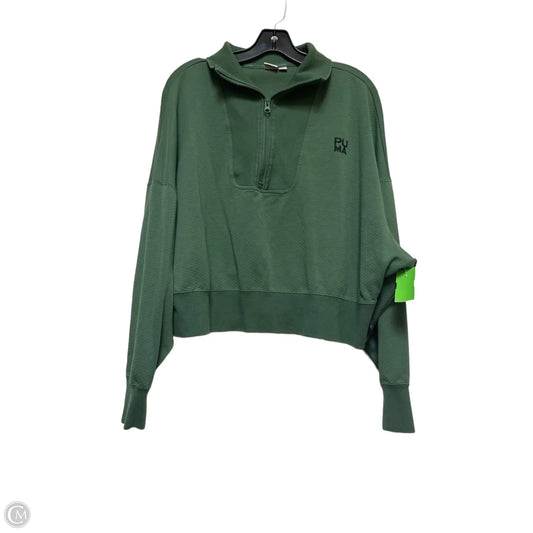 Athletic Jacket By Puma In Green, Size: Xl