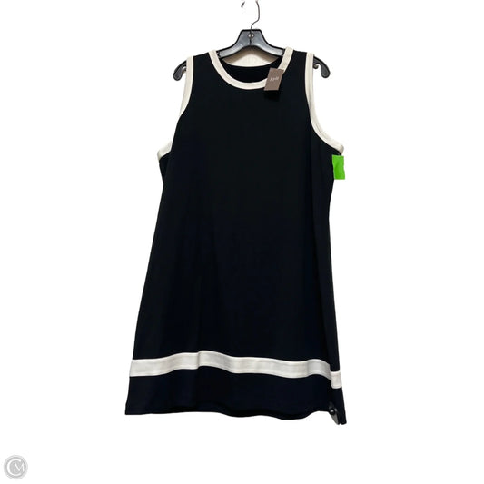 Dress Casual Short By J. Jill In Black & White, Size: Xl