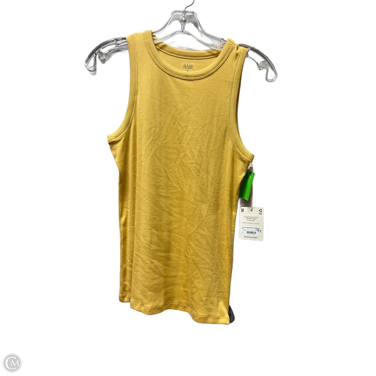 Tank Top By Ana In Yellow, Size: M