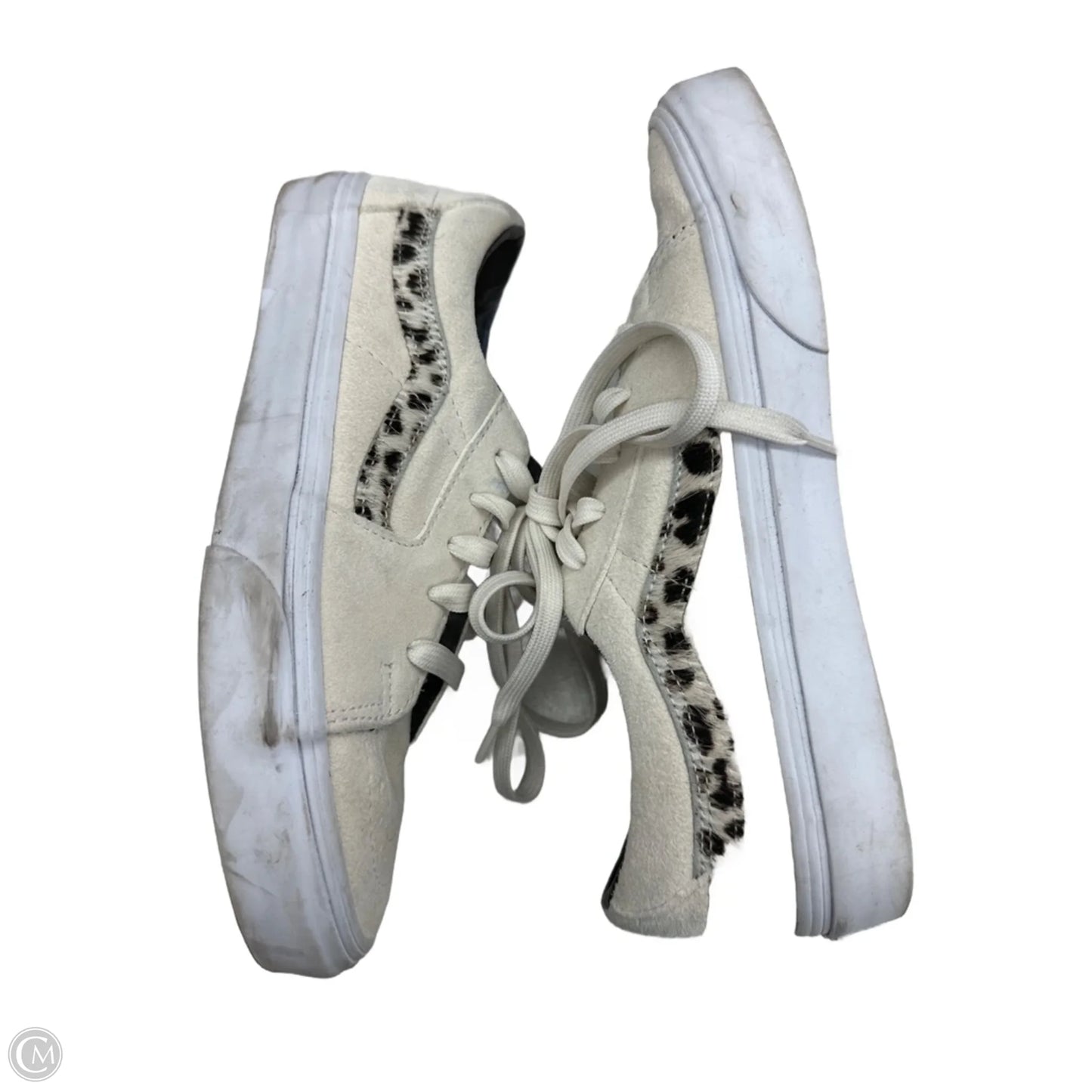 Shoes Sneakers By Vans In Cream, Size: 7.5