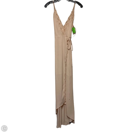 Dress Casual Maxi By Astr In Tan, Size: Xs