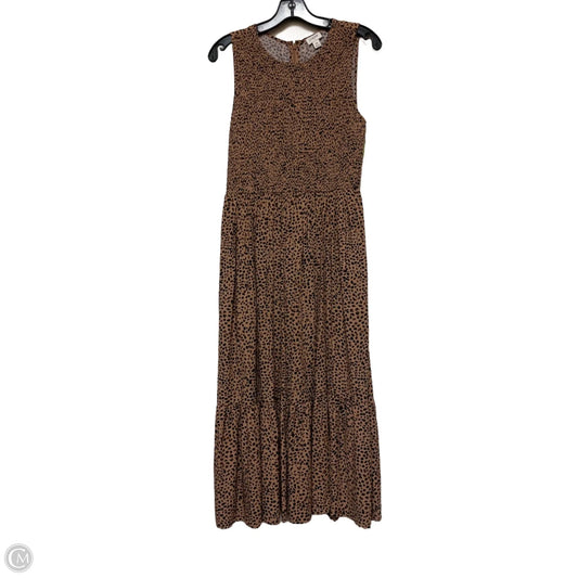 Dress Casual Maxi By J. Crew In Animal Print, Size: Xs