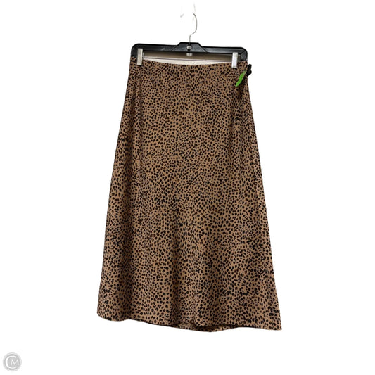 Skirt Midi By J. Crew In Animal Print, Size: 4